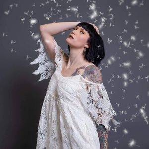 White Lace Detail Maternity Dress